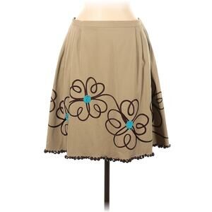 Moschino Cheap And Chic Tan 90s Skirt Cottage Fairycore Y2K Size 10